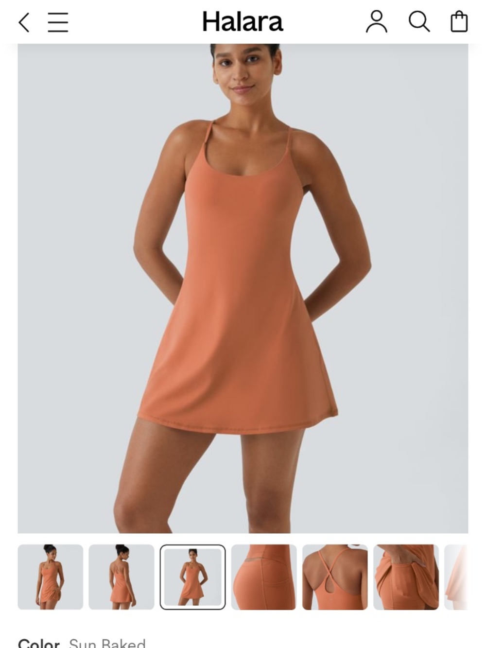 Halara softlyzero plush active dress XS